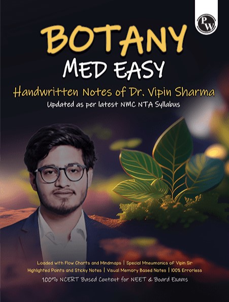 Botany Med Easy Dr. Vipin Sharma Handwritten Notes | Flow Charts, Mindmaps, Mnemonics for NEET & Board Exams as per latest NMC NEET Syllabus